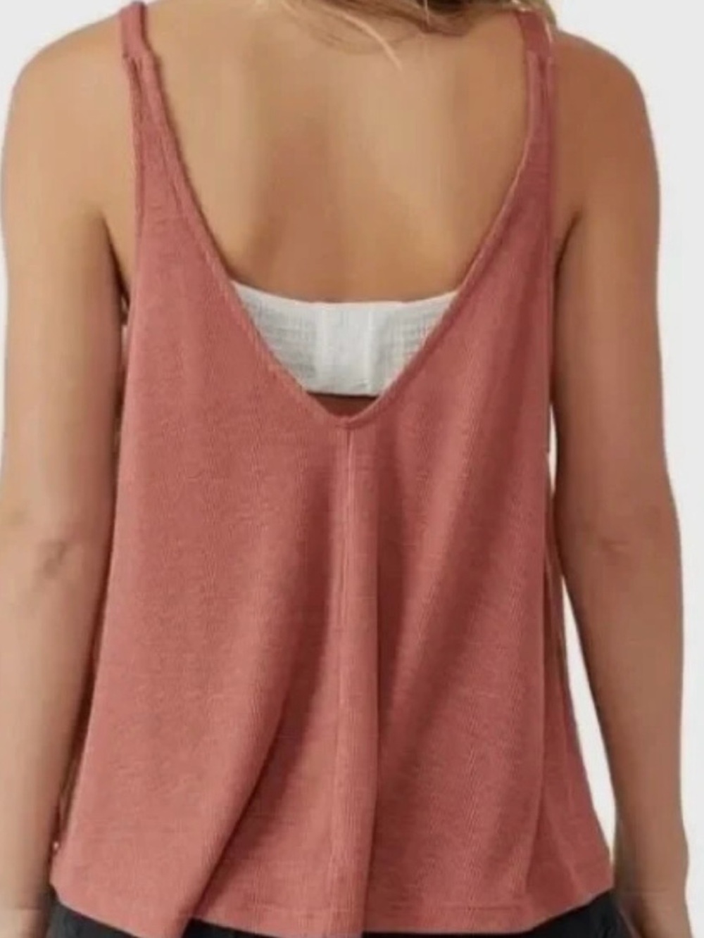 Free People Dani Tank Heather oversized Wind Blush ribbed NWT Small
Oversized - Picture 3 of 10